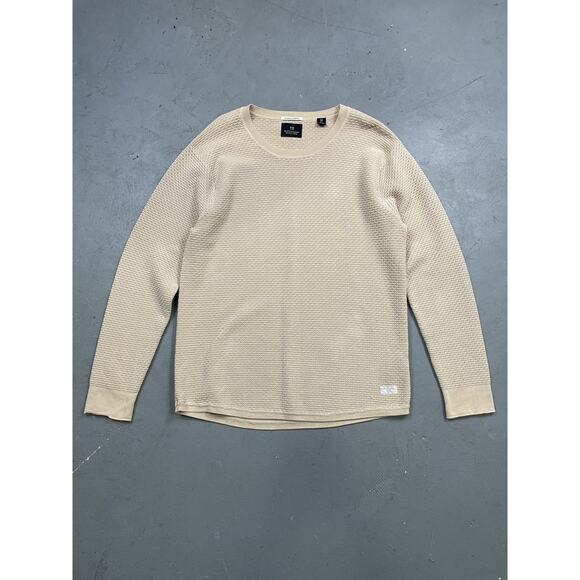 Scotch and soda Aloha London Cotton textured sweater beige XL - Picture 1 of 7